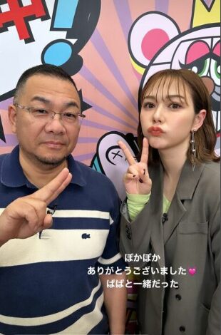 村重杏奈と父・弘亮